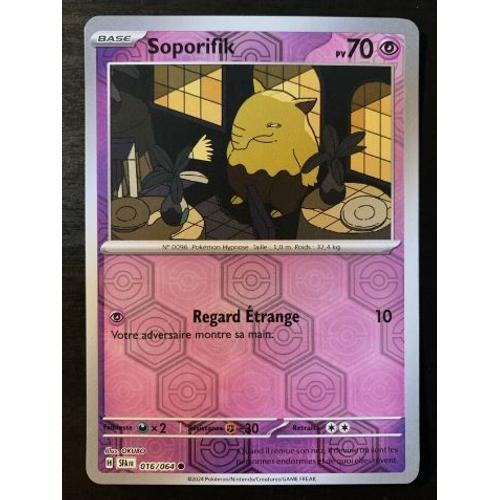 Pokémon 016 / 064 Soporifik Reverse Fable Nébuleuse Ev6.5