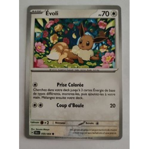Pokémon 050 / 064 Evoli Fable Nébuleuse Ev6.5