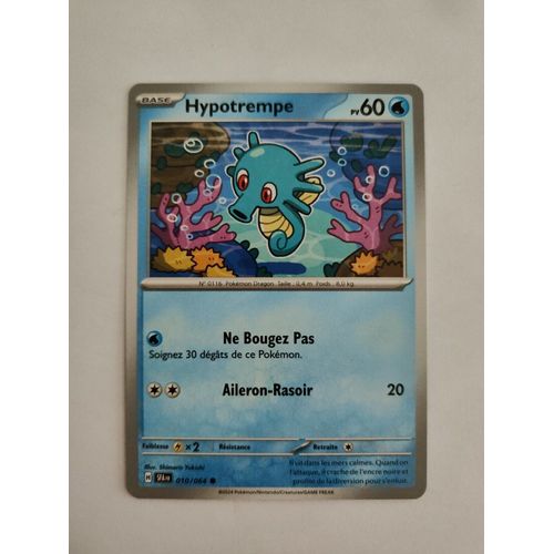 Pokémon 010 / 064 Hypotrempe Fable Nébuleuse Ev6.5