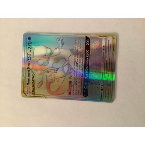 Carte Pokémon Mewtow Et Mew Secrète
