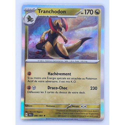 Tranchodon Holo - Pokémon - Set Fable Nébuleuse - 046/064 - Ev6.5 - Française - Très Bon État