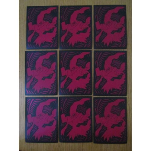 Lot De 9 Protèges Carte Pokémon À L'effigie De : Darkrai