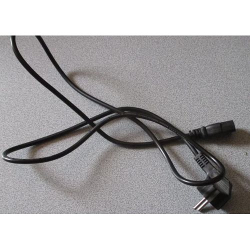 Cordon d'alimentation électrique VDE KEMA KEUR avec prise secteur 13A XTH-006 250V HONSPU - 1m50-noir