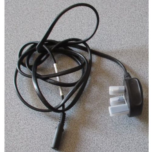 Cordon d'alimentation électrique VDE KEMA KEUR avec prise secteur 3 fiches UK-LINETEK BS 1363A LP-61L - 1m80-noir