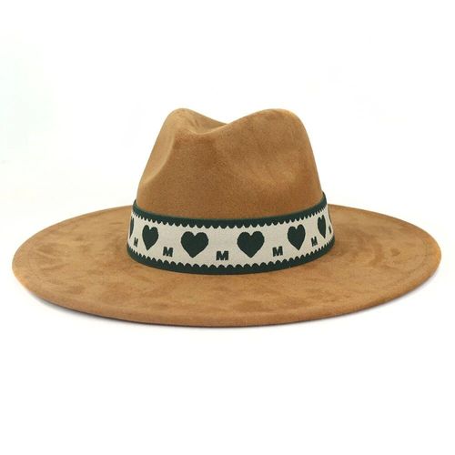 Chapeau Haut De Forme En Daim À Large Bord Pour Femme,Chapeaux Fedora Jazz,Casquettes Fascinator,Casquette De Soleil Extérieure,Marque De Créateur De Luxe,9.5cm