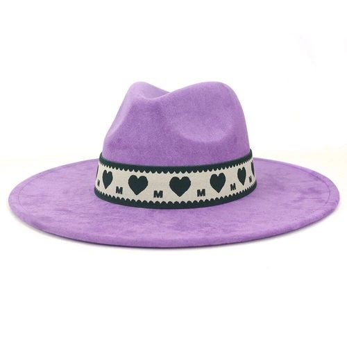 Chapeau Haut De Forme En Daim À Large Bord Pour Femme,Chapeaux Fedora Jazz,Casquettes Fascinator,Casquette De Soleil Extérieure,Marque De Créateur De Luxe,9.5cm