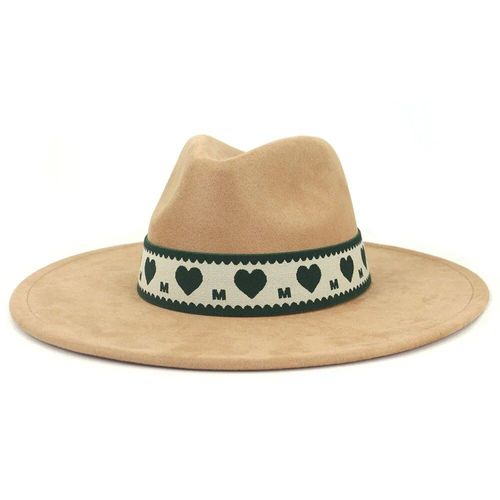 Chapeau Haut De Forme En Daim À Large Bord Pour Femme,Chapeaux Fedora Jazz,Casquettes Fascinator,Casquette De Soleil Extérieure,Marque De Créateur De Luxe,9.5cm