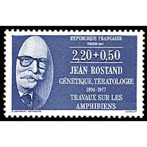 Jean Rostand Timbre Oblitéré