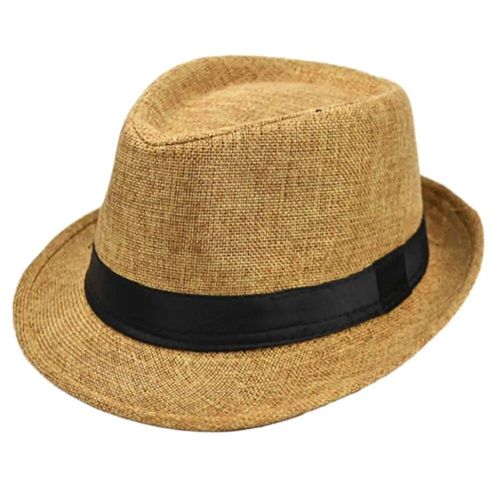 Chapeaux Fedoras Rétro Pour Hommes,Chapeau De Soleil Cowboy Jazz Plaid,Chapeaux Melon Pour Adultes,Version Classique,Casquette Gangster,Printemps,Été