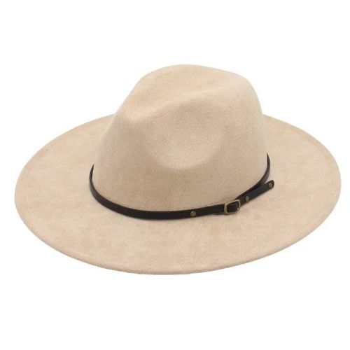 Casual Suède Tissu Tissu Gentleman Fedora Hiver Automne Large Bord Dame Hommes Robe Chapeaux Classique Église Culte Dames Jazz Bord Plat Feutre Chapeaux Américain Français Chapeaux