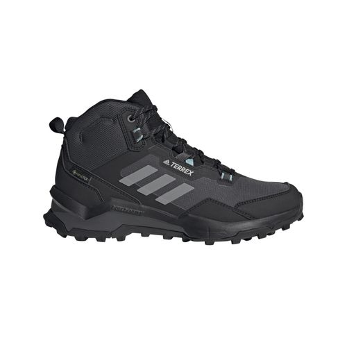 Chaussures Femme Adidas Terrex Ax4 Mid Goretex Noir / Gris Foncé / Bleu Mint