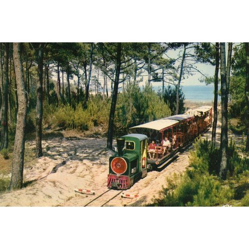 Carte Postale 17.411 Theme Transports Divers - Train - Ile D'oleron Saint Trojan 17 - Charente Maritime Le Petit Train