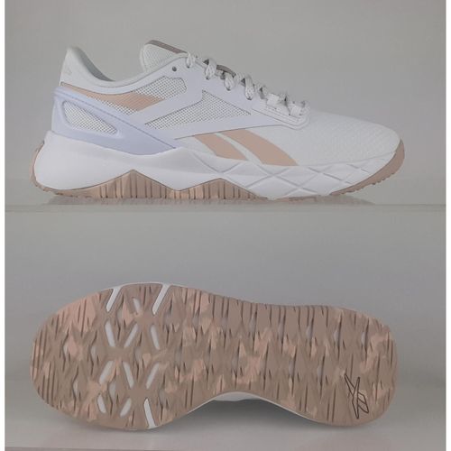 Chaussures Femme Reebok Nanoflex Tr Blanc / Beige / Rose Métallique