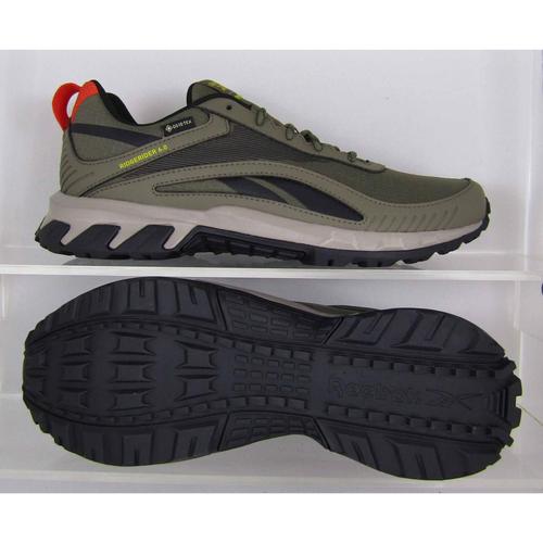 Chaussures Reebok Ridgerider 6 Goretex Vert Militaire / Noir / Rouge Flash