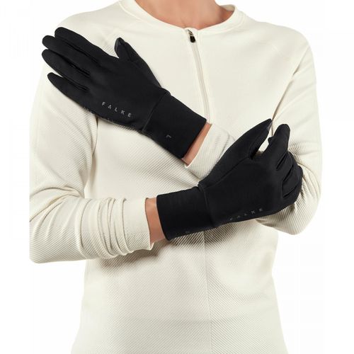 Gants Mixte Falke Brushed - Noir - S/M