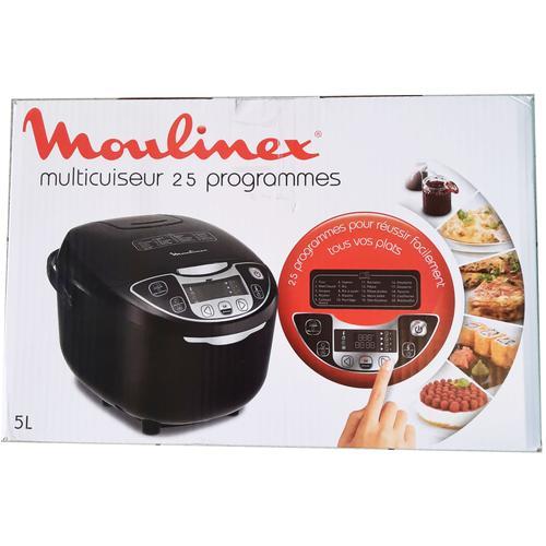 Multicuiseur MOULINEX 5 L, 25 programmes, Cuiseur riz, Cuiseur