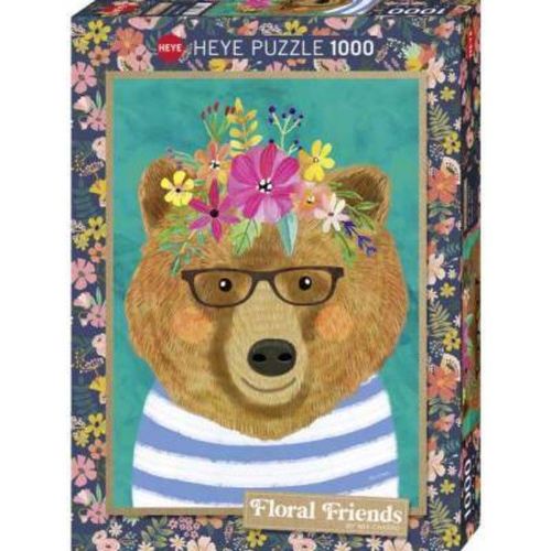 Floral Friends Ours - Puzzle 1000 Pièces