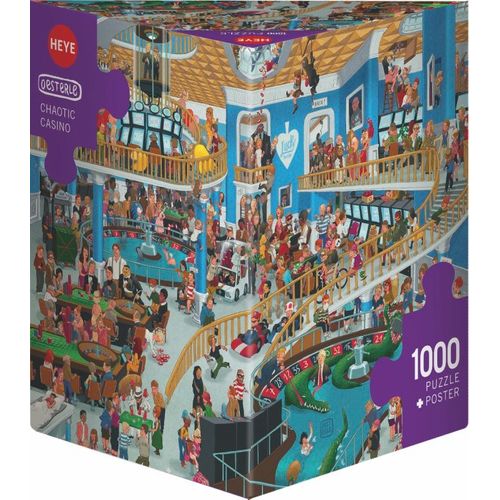 Boite Triangulaire - Chaotic Casino - Puzzle 1000 Pièces