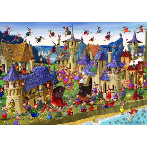 François Ruyer: Sorcières - Puzzle 12 Pièces
