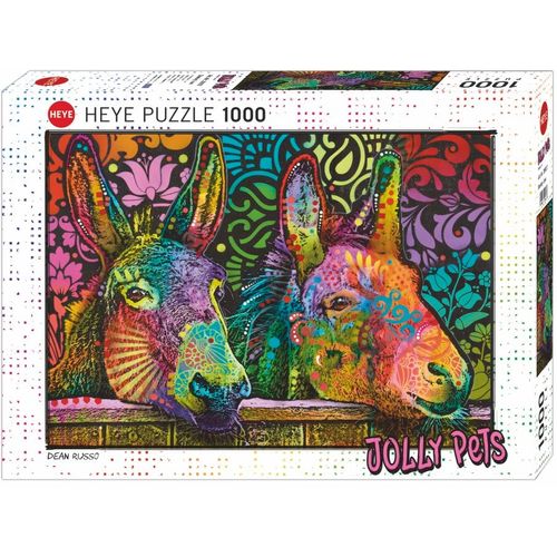 Jolly Pets - Donkey Love - Puzzle 1000 Pièces