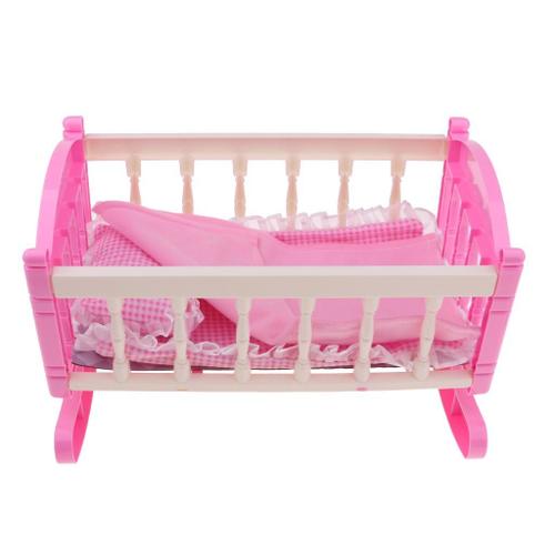 Poupée à Manger Chaise Enfant En Bas âge Chaise Haute Bébé Chaise Jouet  Accs , Rose, comme décrit