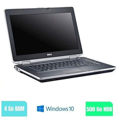 DELL E6430 14" Intel Core i5 - 2.6 GHz - 4 Go RAM - 500 Go HDD - Windows 10 - N°230255