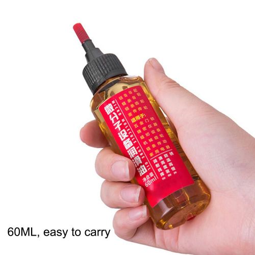 Lubrifiant Pour Chaîne De Vélo, 60ml, Portable, Pour Appareils Ménagers, Fourche Vtt, Livraison Directe