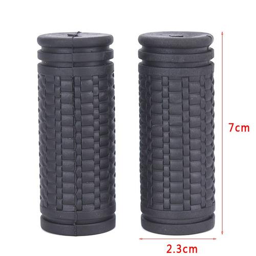 2 Pcs Poignées De Guidon De Vélo En Caoutchouc Couverture Vtt Poignées De Vélo De Montagne Anti-Dérapant Poignées De Barre De Vélos Pièces De Vélo À Engrenages Fixes