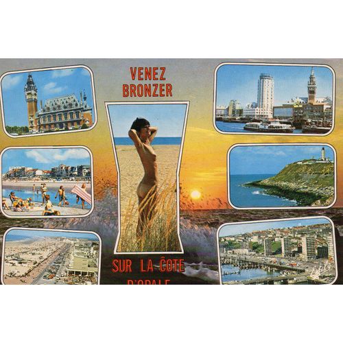 Carte Postale - Venez Bronzer Sur La Cote D'opale