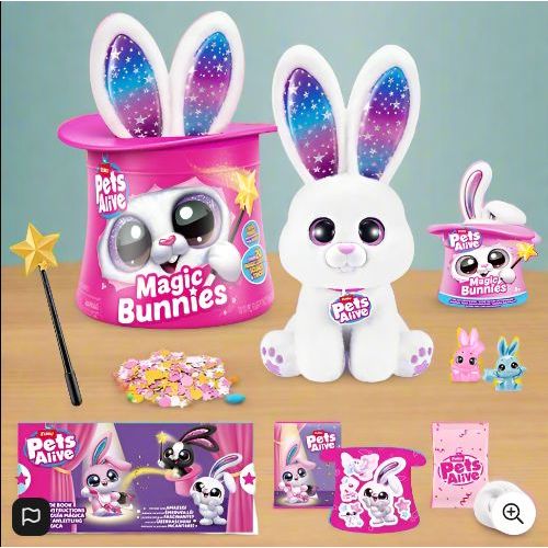 Pets Alive Magic Bunnies (Pearl) By Zuru