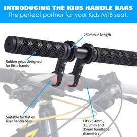 Guidon de vtt pour enfants montage facile fixation pour siege de vtt accessoires de velo livraison directe Rakuten