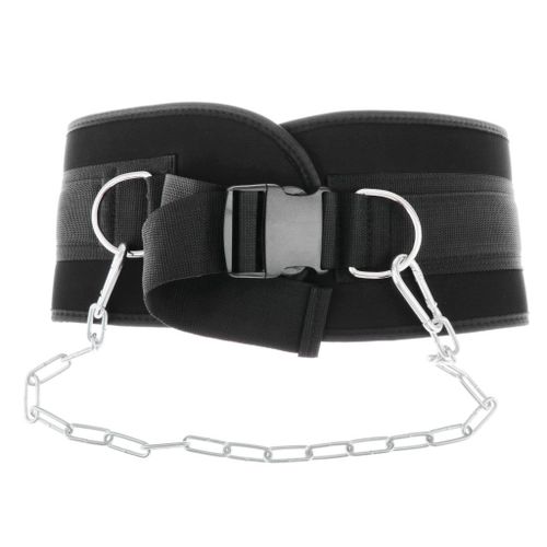 Ceinture De Musculation Et De Traction, Avec Chaîne, Soutien Du Dos Pour Fitness