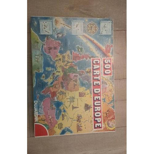 Puzzle 500 Pièces Cartes D'europe Dujardin