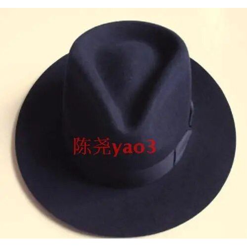 Chapeau Fedora En Laine Pour Hommes,Unisexe,En Feutre,Tendance,B-8130