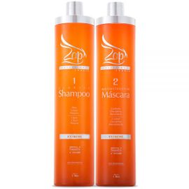 Lissage Brésilien Zap Extreme Shampooing 1l + Masque 1l 