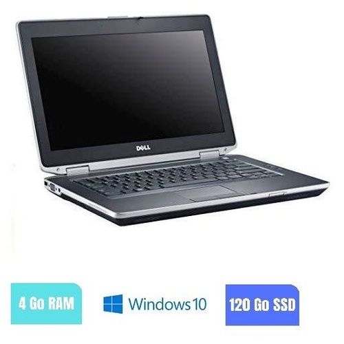 DELL E6430 14" Intel Core i5 - 2.6 GHz - 4 Go RAM - 120 Go SSD - Windows 10 - N°150259
