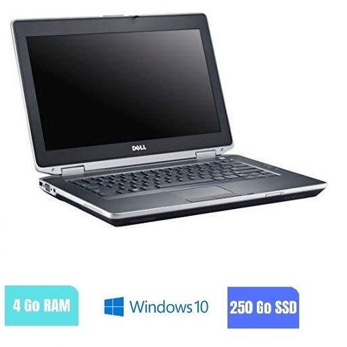 DELL E6430 14" Intel Core i5 - 2.6 GHz - 4 Go RAM - 250 Go SSD - Windows 10 - N°150261