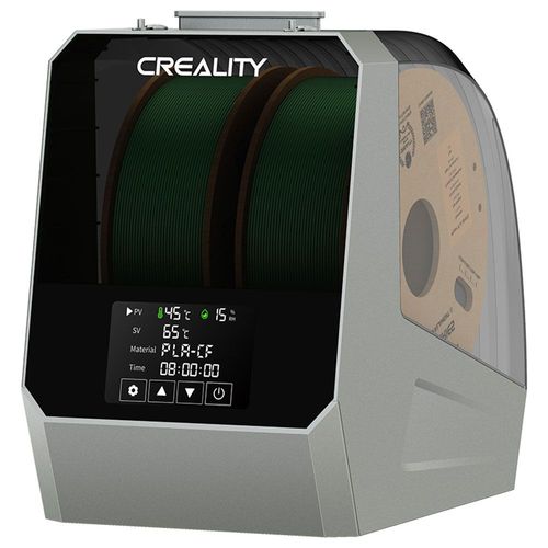Creality Space Pi Plus boîte de séchage de filaments, capacité de 2 rouleaux, chauffage à Air chaud PTC à 360 degrés, minuterie 48H, écran tactile LCD