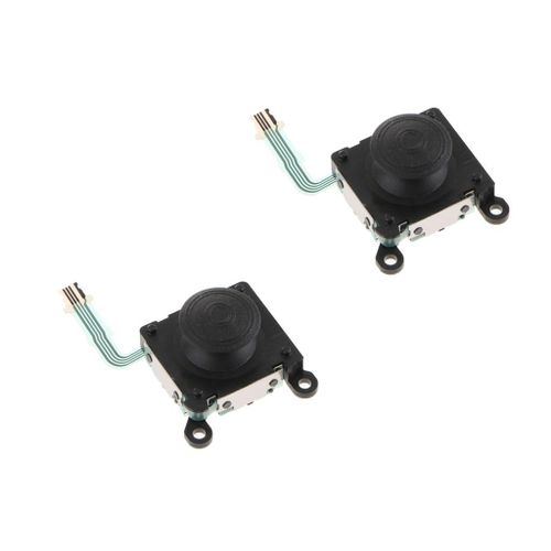 2 Pièces Thumbsticks Joysticks De Manette Pour Psv 2000 - Noir