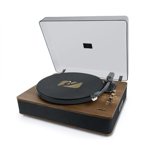 Platine vinyle Muse MT-106 BT, 3 vitesses 33/45/78 tours, Stéréo 2x5W - Bluetooth, Port USB pour la lecture et l'encodage