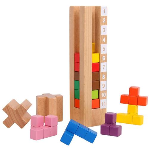 Formation À La Pensée Logique Jouets Éducatifs Révolutionnaires Pour L'intelligence Des Enfants Construction De Puzzles Tetris