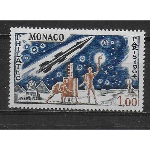 Monaco 1964 : Espace : Fusée Moderne Et Télécommunications De L'ancienne Egypte - Timbre Neuf **