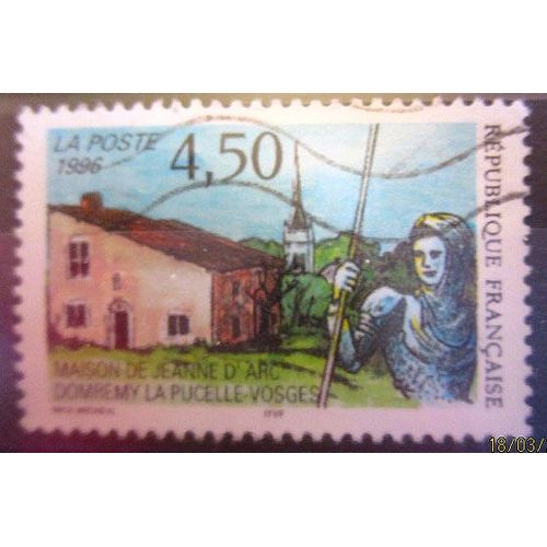 1996. F3002: Maisoi De Jeanne D'arc À Domrémy-La-Pucelle