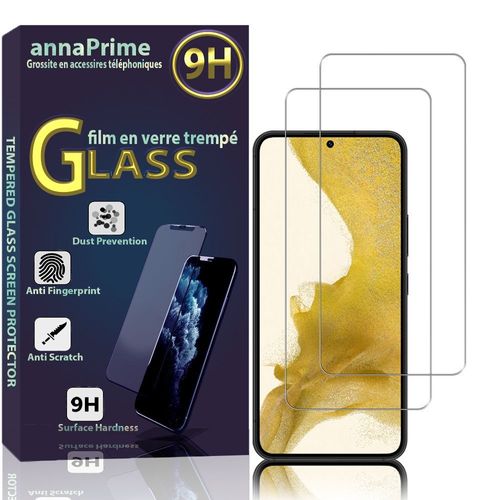 Lot / Pack De 2 Films Verre Trempé Pour Samsung Galaxy S22 5g 6.1" Protection D'écran