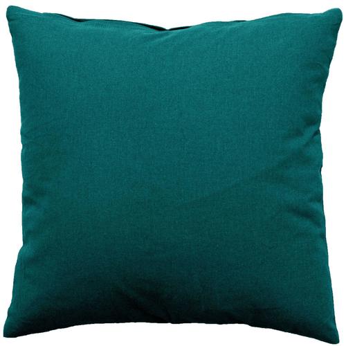 Grand Coussin Déhoussable Panama - 60 X 60 Cm - Vert Émeraude