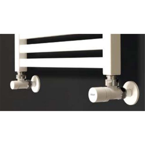 Robinet coude équerre raccord cuivre/multicouche 1/2? IRSAP Blanc - VALKITSQUCU01
