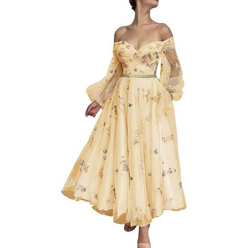 Eververpatients-Robe D'été Cool Degradpink,Zones De Longueur De Rinçage,Maille De Fleurs,Manches Longues En Dentelle Sukienki,Effet De Levier,Wp9729