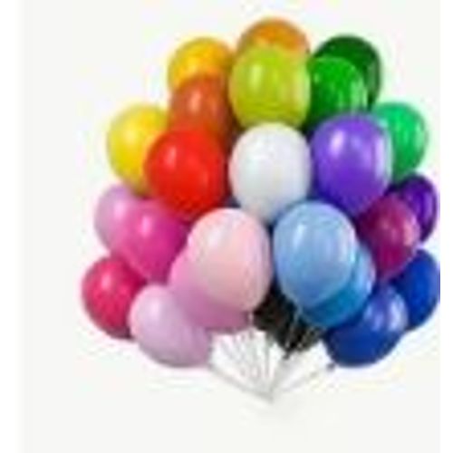 Lot De 50 Ballons Multi Couleurs