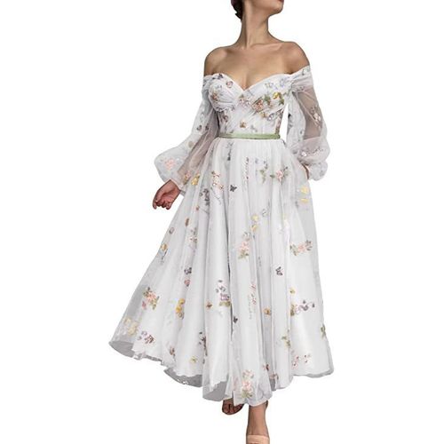 Eververpatients-Robe D'été Cool Degradpink,Zones De Longueur De Rinçage,Maille De Fleurs,Manches Longues En Dentelle Sukienki,Effet De Levier,Wp9729