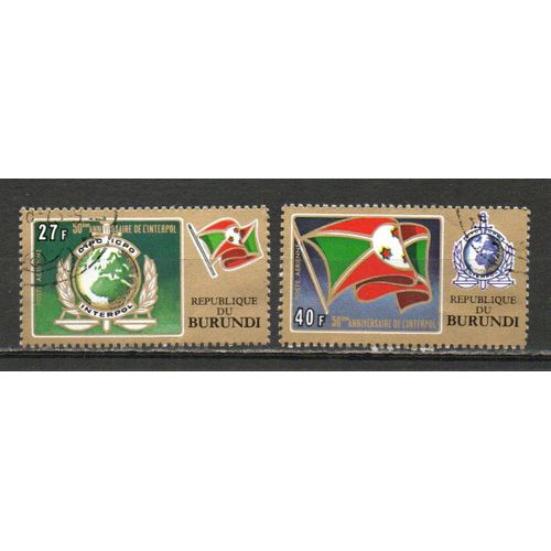 Timbres De Poste Aérienne Du Burundi